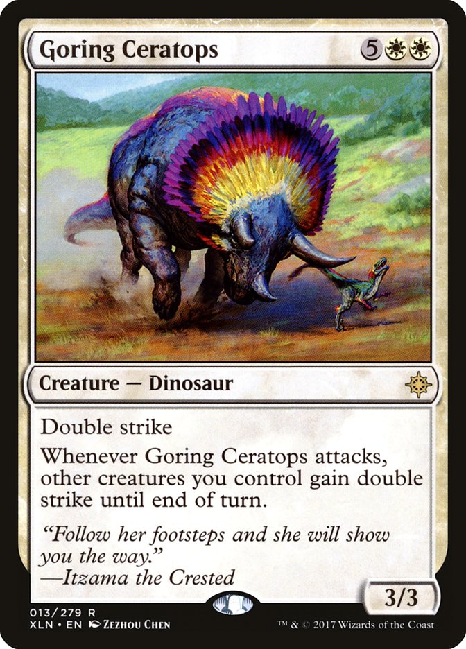 Goring Ceratops [Ixalan] | The CG Realm