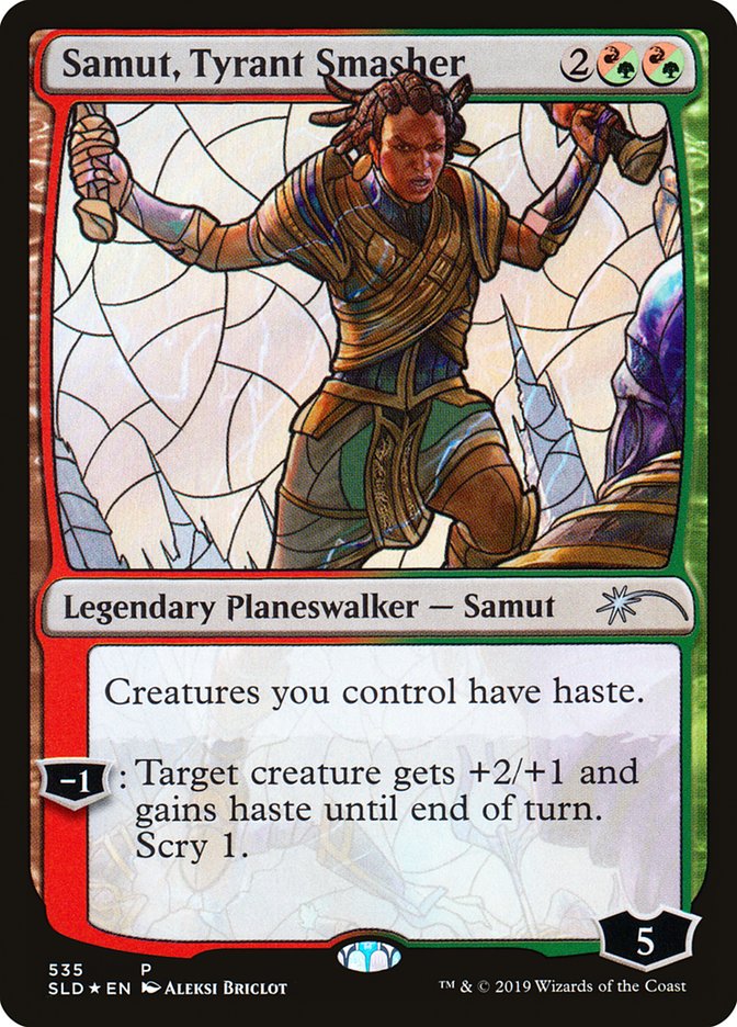 Samut, Tyrant Smasher (Stained Glass) [Secret Lair Drop Promos] | The CG Realm