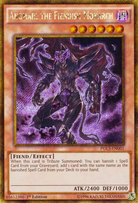 Angmarl the Fiendish Monarch [PGL3-EN001] Gold Secret Rare | The CG Realm