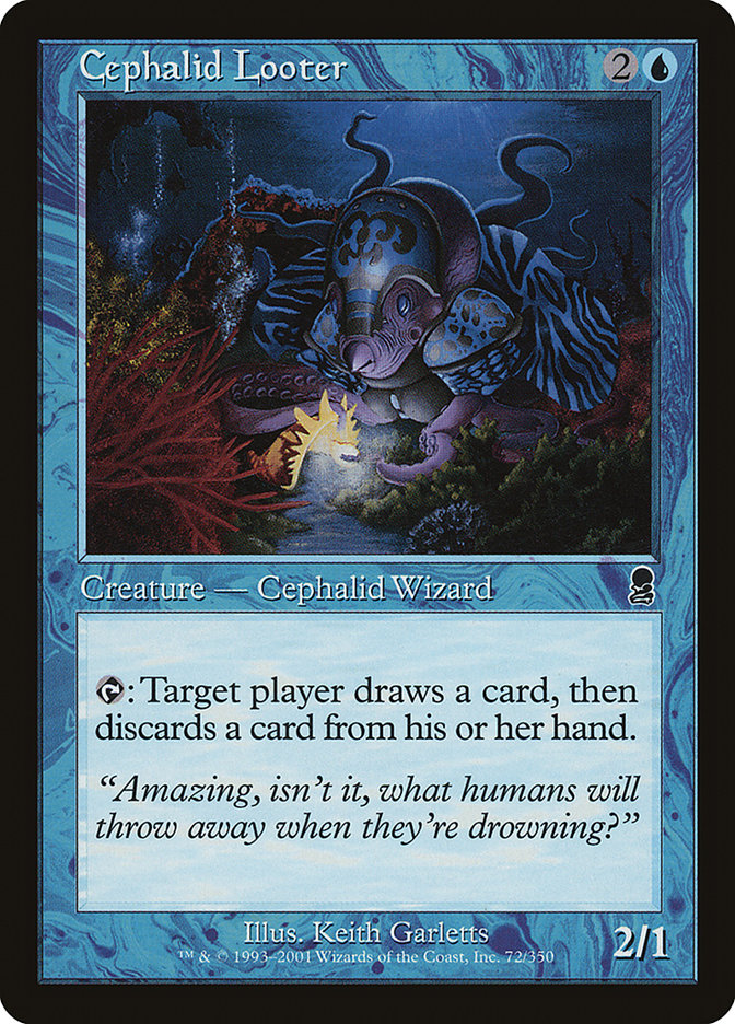 Cephalid Looter (Misprinted) [Odyssey] | The CG Realm