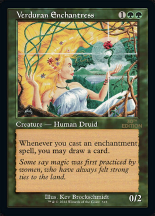 Verduran Enchantress (Retro Frame) (30A-515) - 30th Anniversary Edition