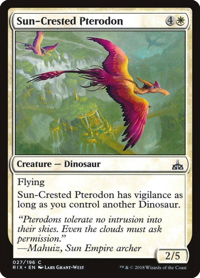 Sun-Crested Pterodon [Rivals of Ixalan] | The CG Realm