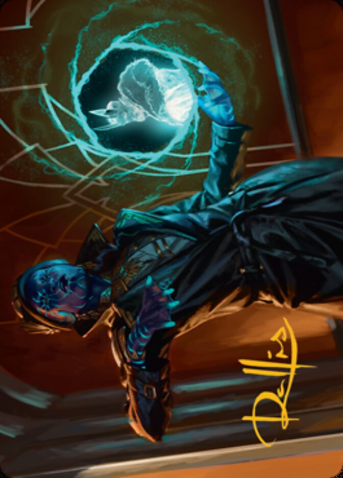 Kamiz, Obscura Oculus Art Card (Gold-Stamped Signature) [Streets of New Capenna Art Series] | The CG Realm