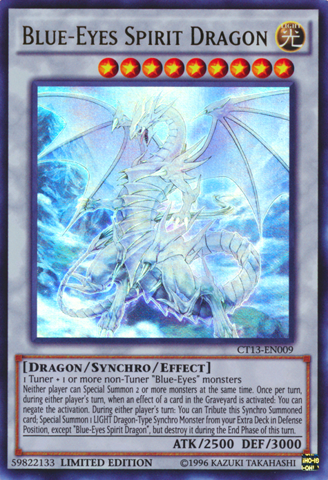 Blue-Eyes Spirit Dragon [CT13-EN009] Ultra Rare | The CG Realm