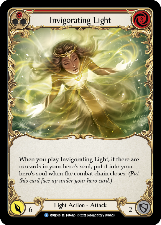 Invigorating Light (Red) [MON066] (Monarch)  1st Edition Normal | The CG Realm