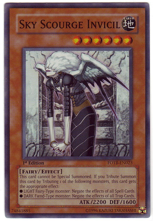 Sky Scourge Invicil [FOTB-EN023] Super Rare | The CG Realm