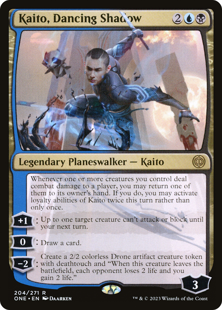 Kaito, Dancing Shadow [Phyrexia: All Will Be One] | The CG Realm