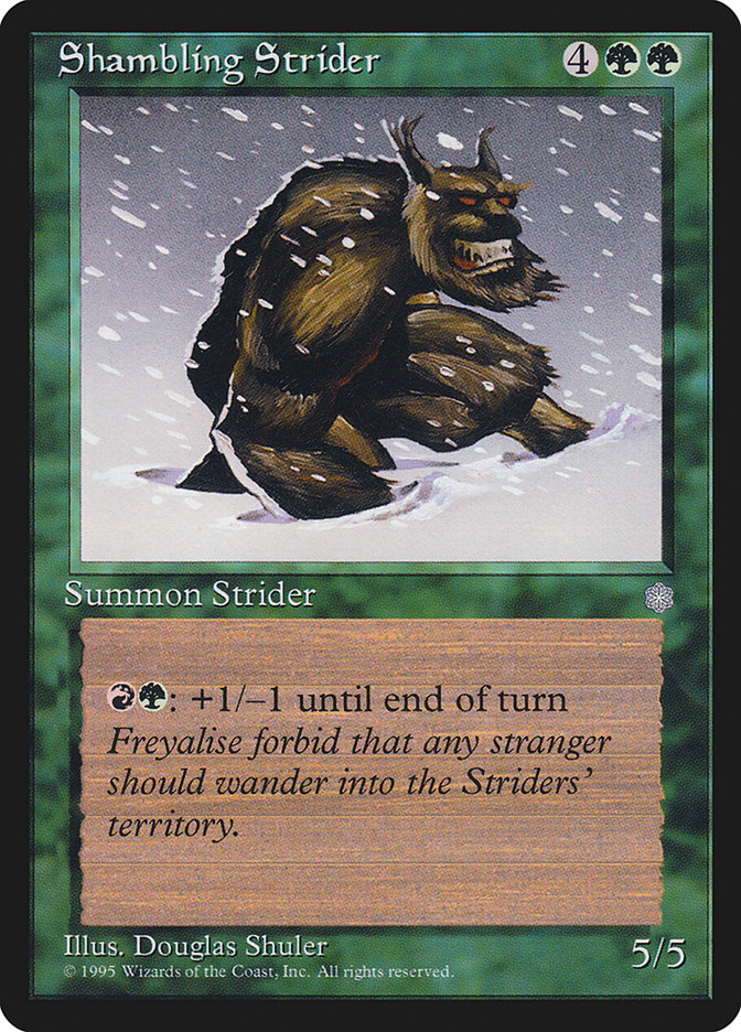 Shambling Strider [Ice Age] | The CG Realm