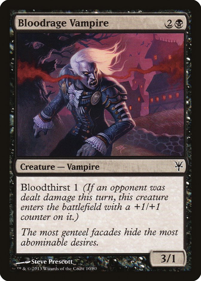 Bloodrage Vampire [Duel Decks: Sorin vs. Tibalt] | The CG Realm