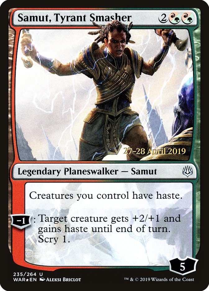 Samut, Tyrant Smasher [War of the Spark Prerelease Promos] | The CG Realm