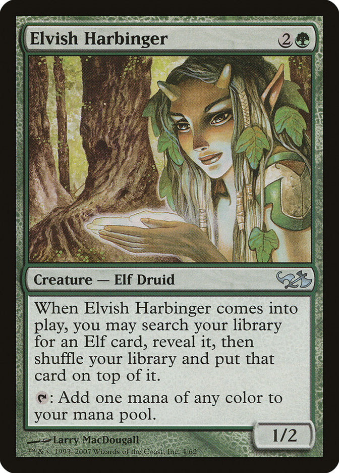 Elvish Harbinger [Duel Decks: Elves vs. Goblins] | The CG Realm