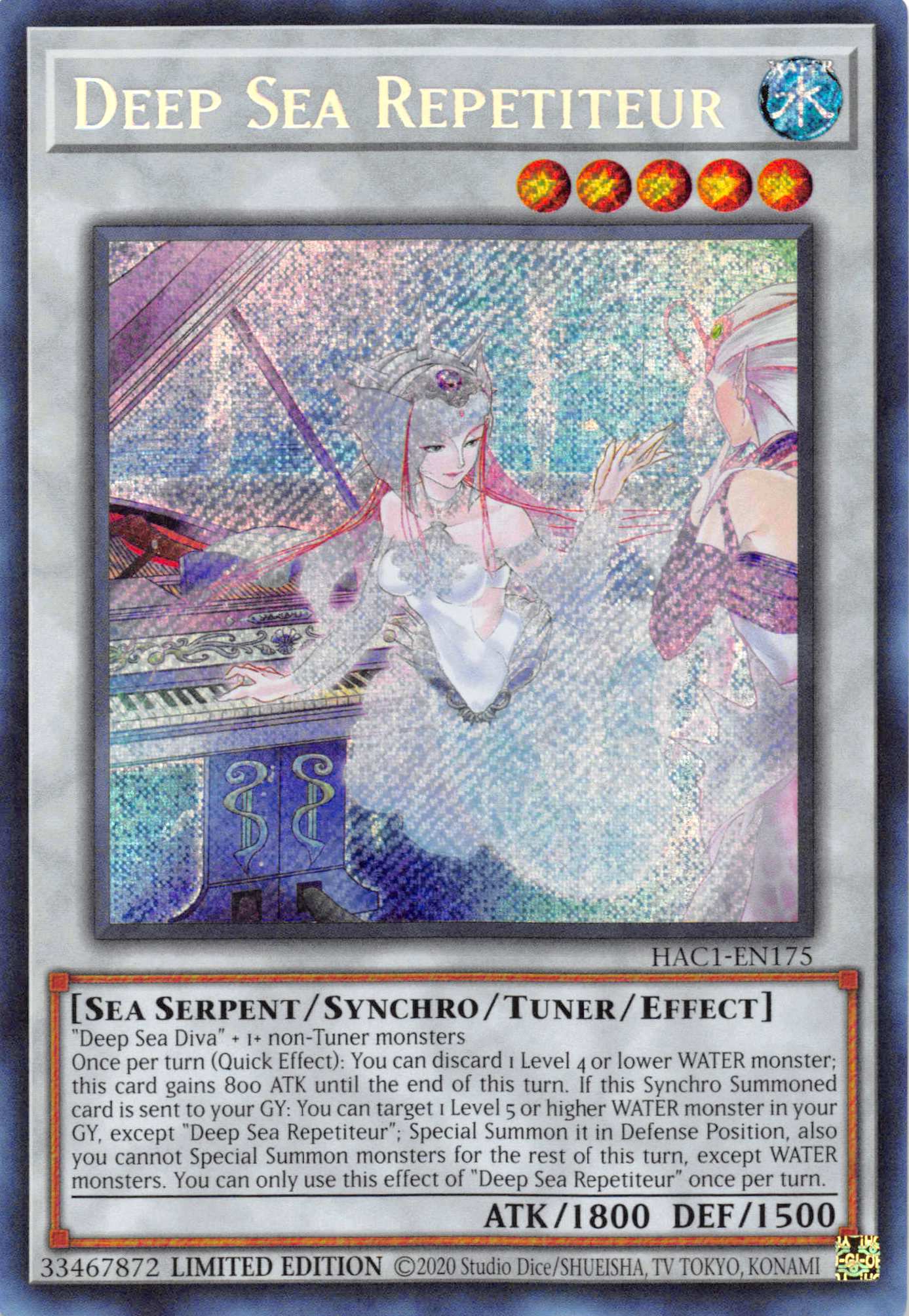 Deep Sea Repetiteur [HAC1-EN175] Secret Rare | The CG Realm