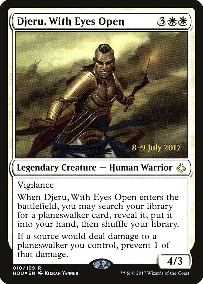 Djeru, With Eyes Open [Hour of Devastation Prerelease Promos] | The CG Realm