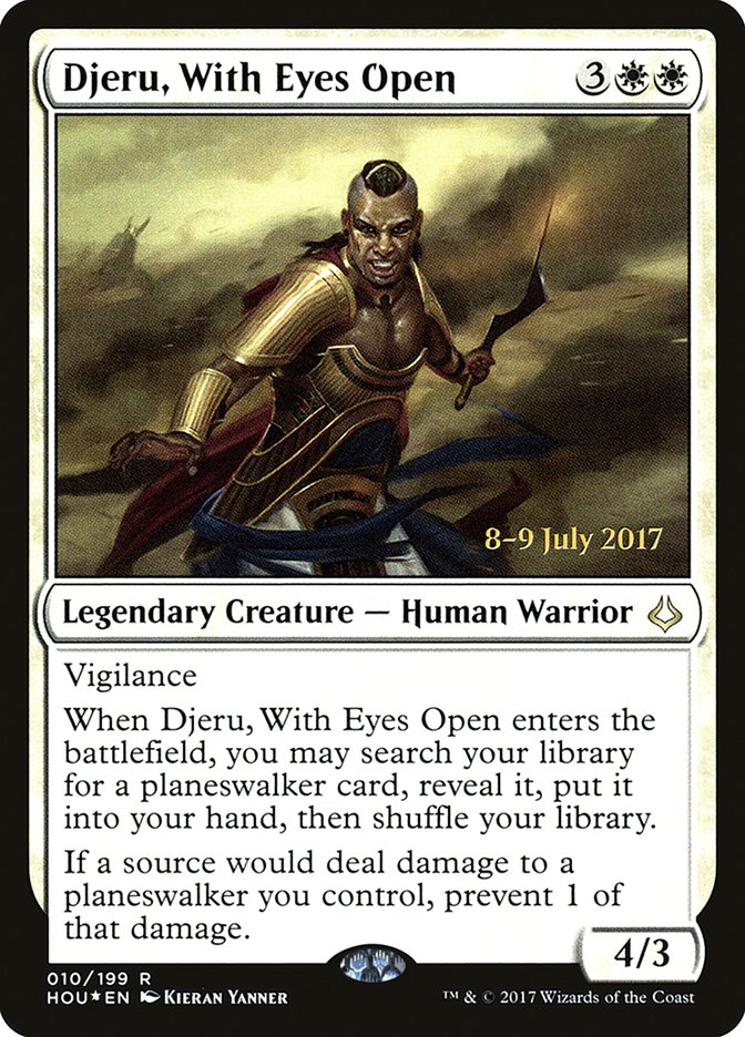 Djeru, With Eyes Open [Hour of Devastation Prerelease Promos] | The CG Realm