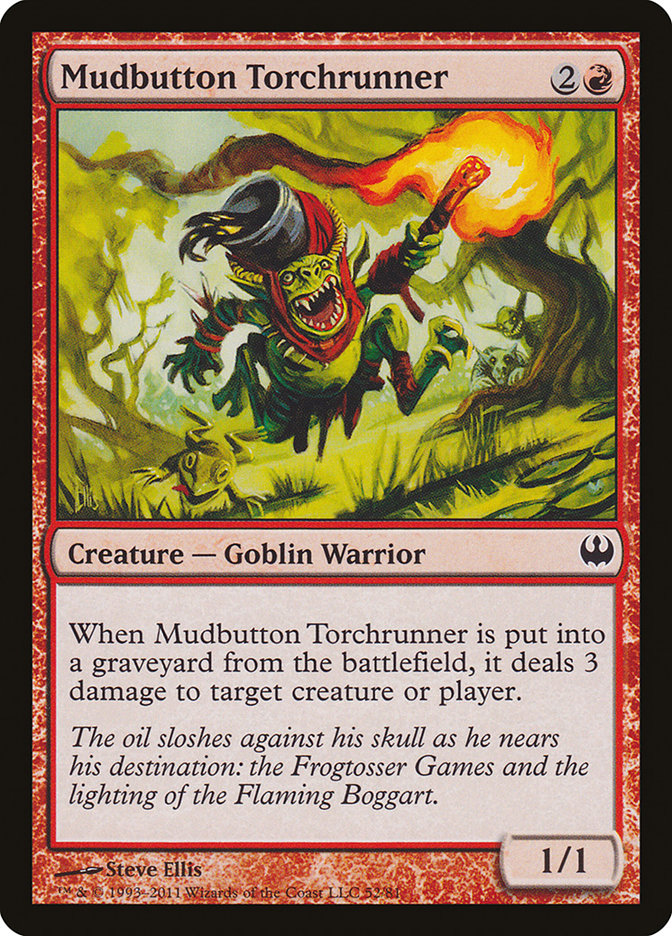 Mudbutton Torchrunner [Duel Decks: Knights vs. Dragons] | The CG Realm