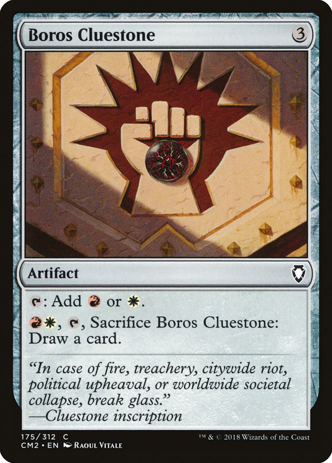 Boros Cluestone [Commander Anthology Volume II] | The CG Realm