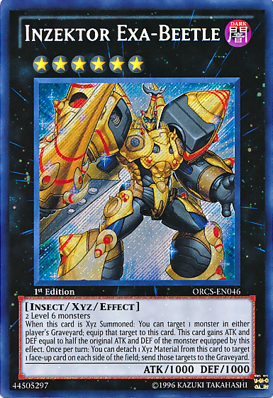 Inzektor Exa-Beetle [ORCS-EN046] Secret Rare | The CG Realm