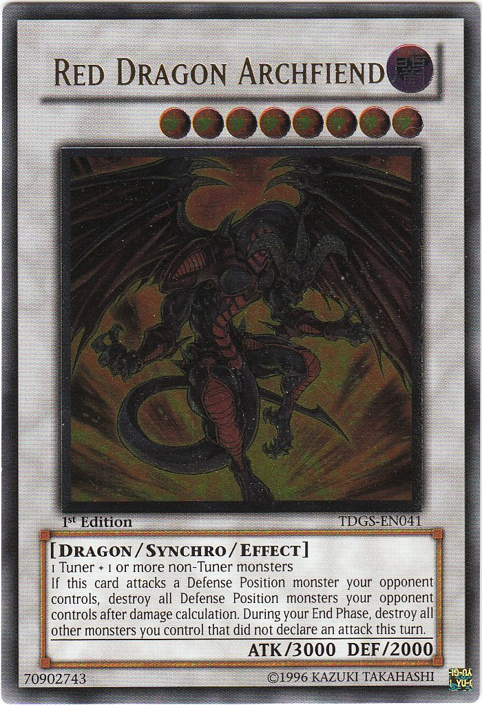 Red Dragon Archfiend [TDGS-EN041] Ultimate Rare | The CG Realm