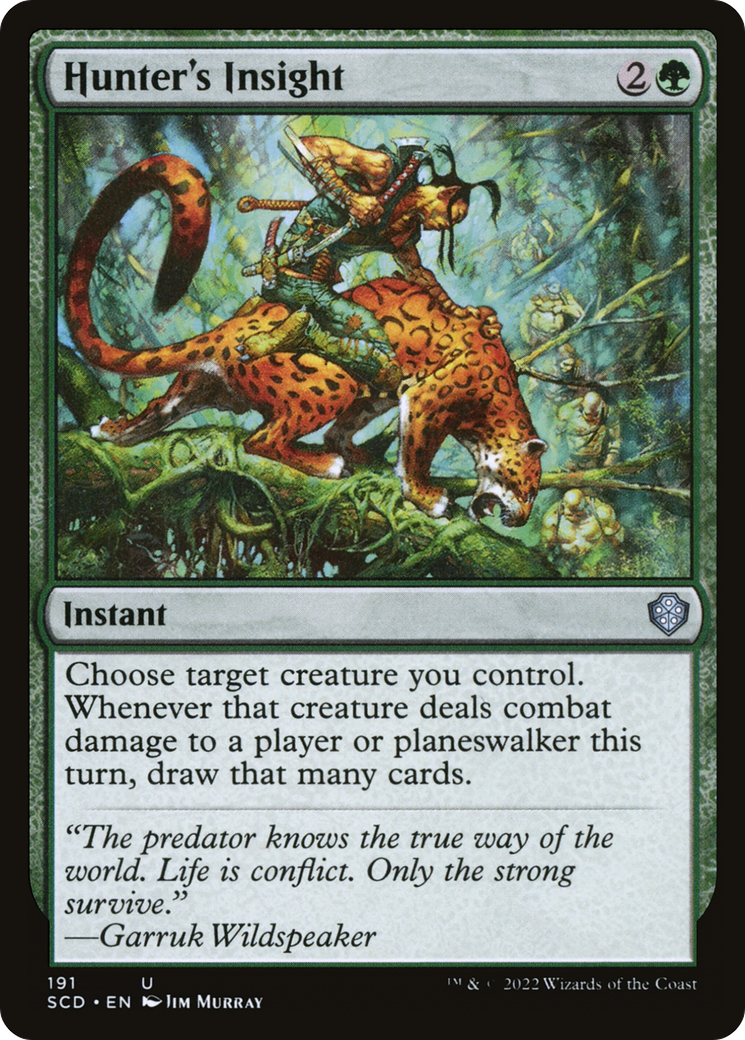 Hunter's Insight [Starter Commander Decks] | The CG Realm