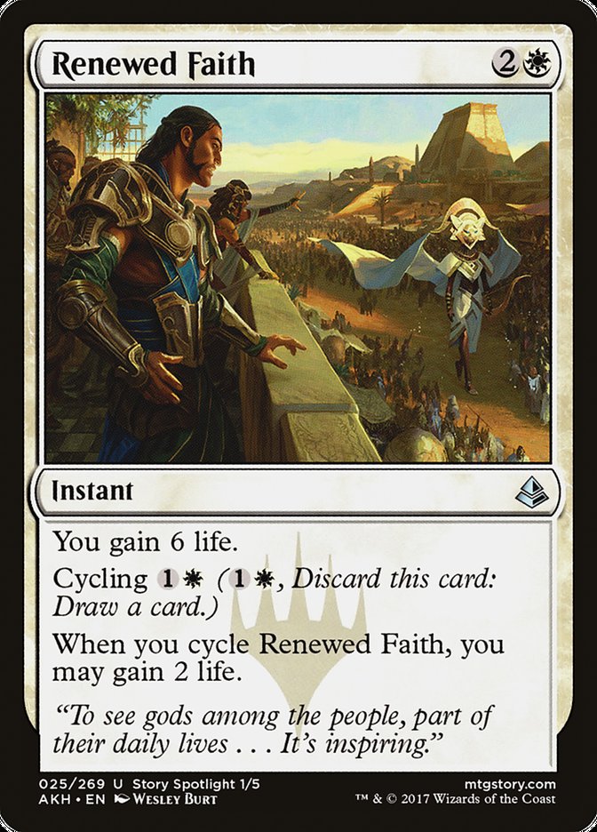 Renewed Faith [Amonkhet] | The CG Realm