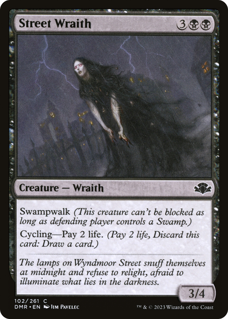 Street Wraith [Dominaria Remastered] | The CG Realm