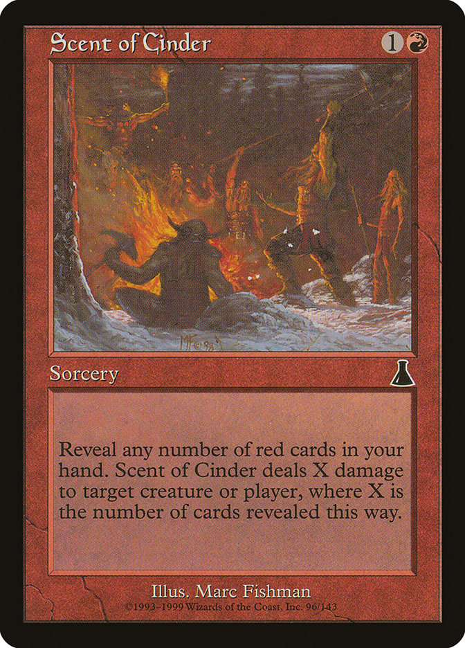 Scent of Cinder [Urza's Destiny] | The CG Realm