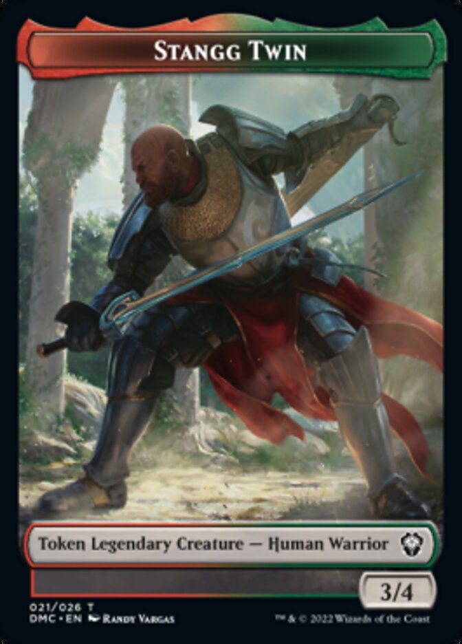 Stangg Twin Token [Dominaria United Commander Tokens] | The CG Realm
