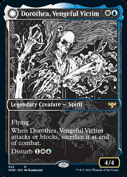 Dorothea, Vengeful Victim (Showcase) (VOW-322) - Innistrad: Crimson Vow: (Showcase, Double Faced Transform)