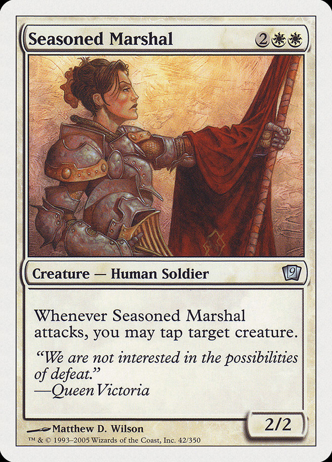 Seasoned Marshal [Ninth Edition] | The CG Realm