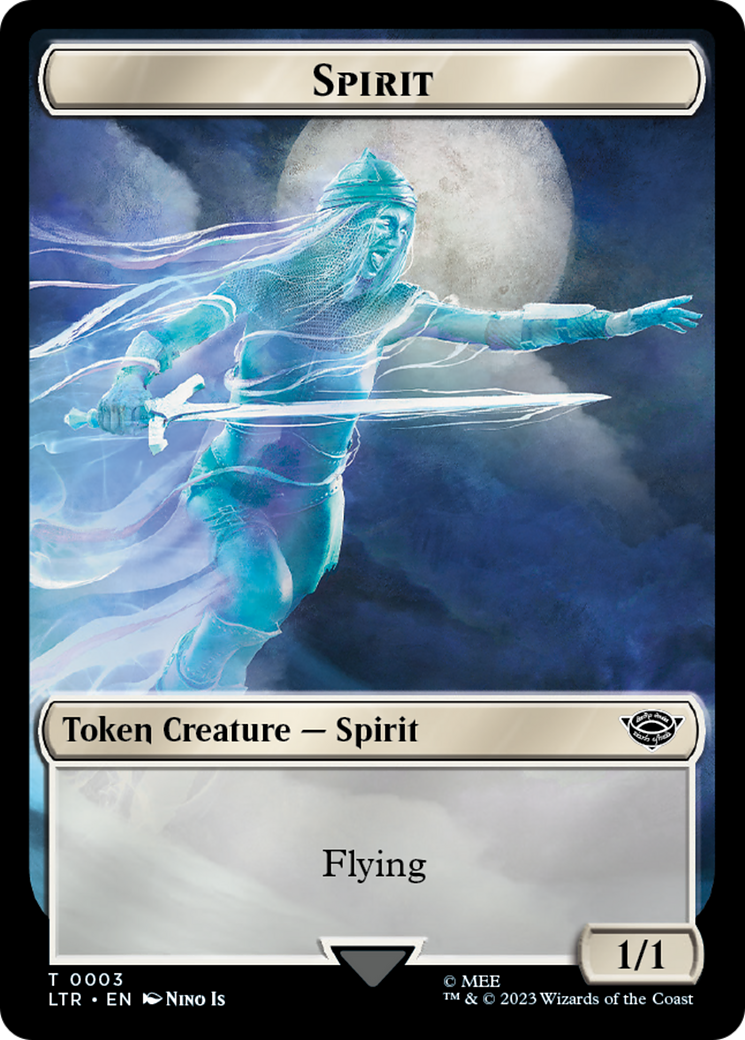 Spirit // Food (0011) Double-Sided Token (LTR-3 // 11) - The Lord of the Rings: Tales of Middle-earth Foil