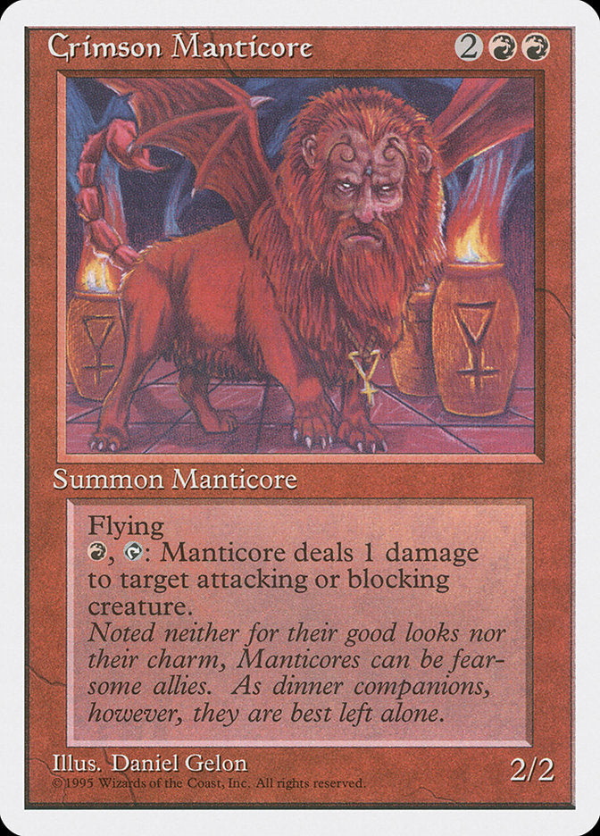 Crimson Manticore [Fourth Edition] | The CG Realm