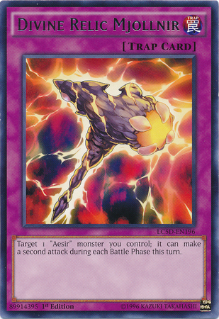 Divine Relic Mjollnir [LC5D-EN196] Rare | The CG Realm