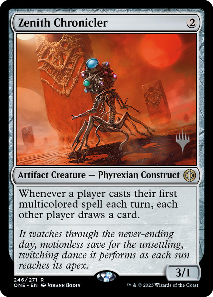 Zenith Chronicler (Promo Pack) [Phyrexia: All Will Be One Promos] | The CG Realm
