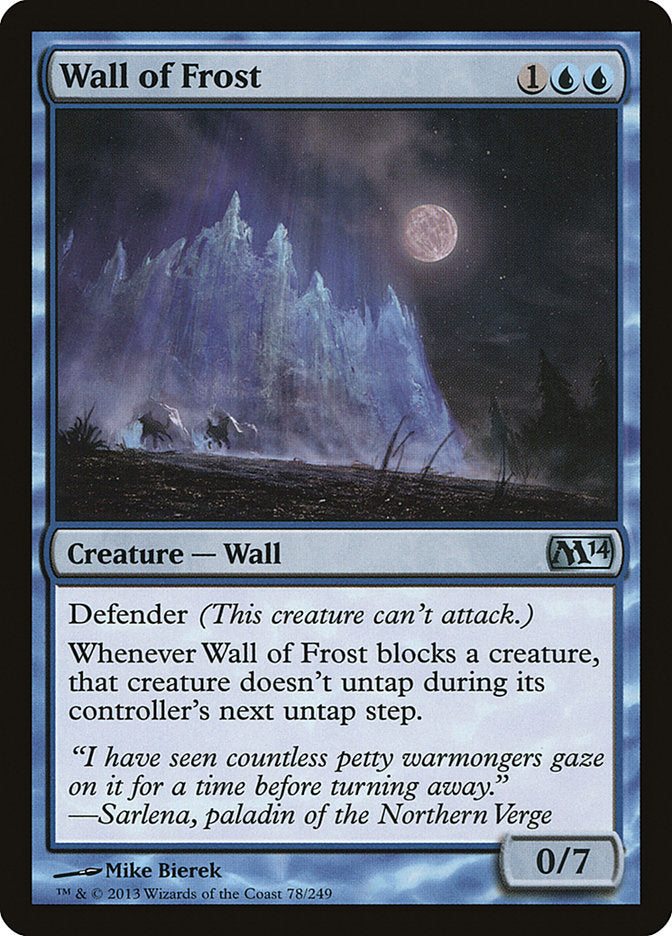 Wall of Frost [Magic 2014] | The CG Realm