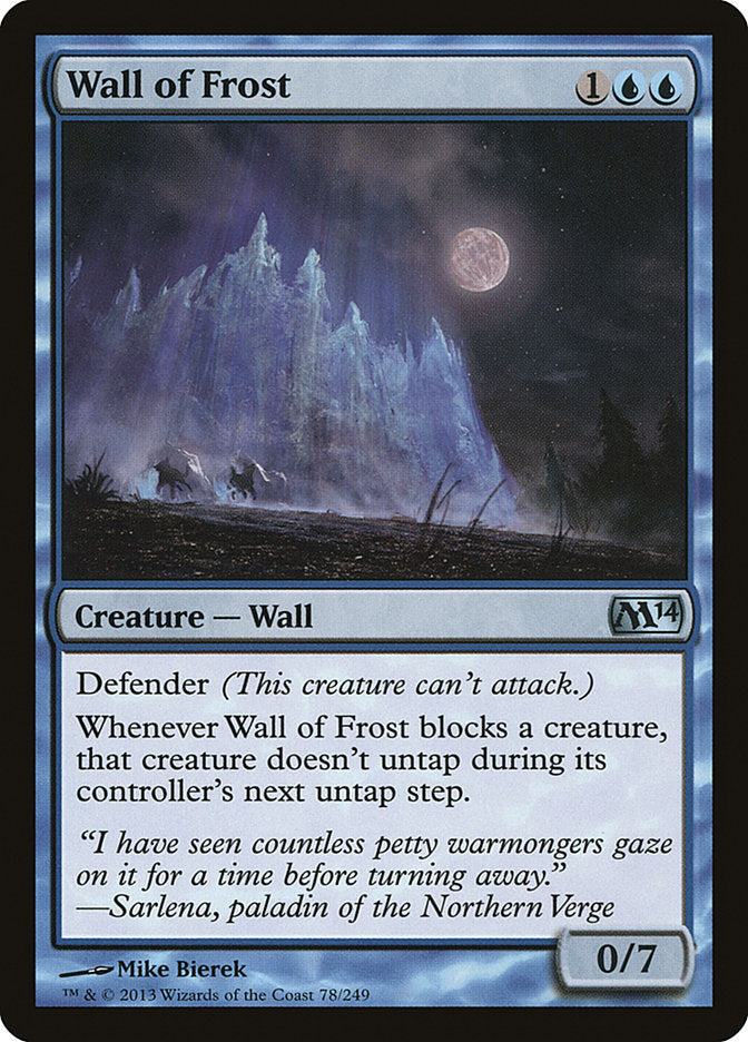 Wall of Frost [Magic 2014] | The CG Realm