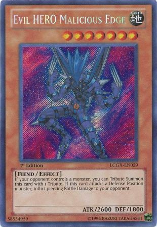 Evil HERO Malicious Edge [LCGX-EN029] Secret Rare | The CG Realm