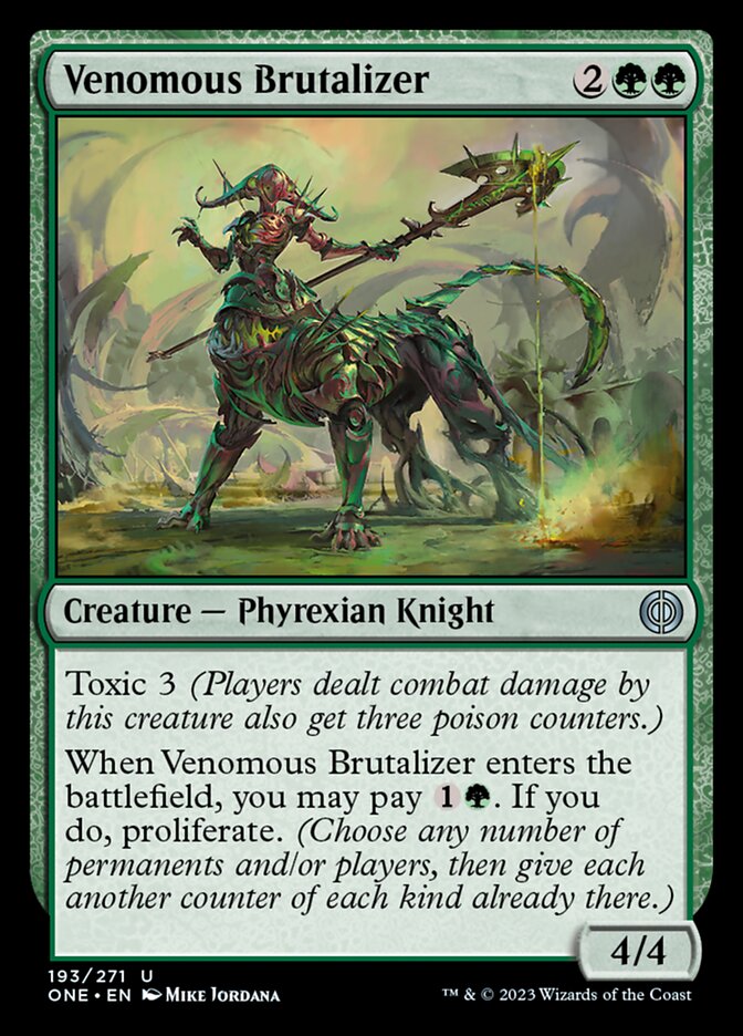 Venomous Brutalizer [Phyrexia: All Will Be One] | The CG Realm