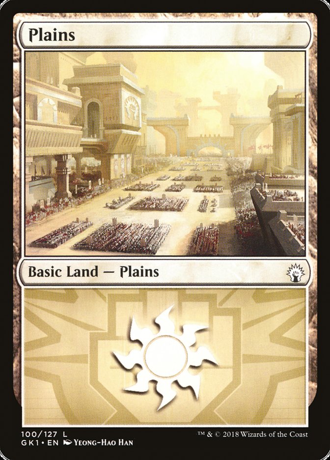 Plains (100) [Guilds of Ravnica Guild Kit] | The CG Realm