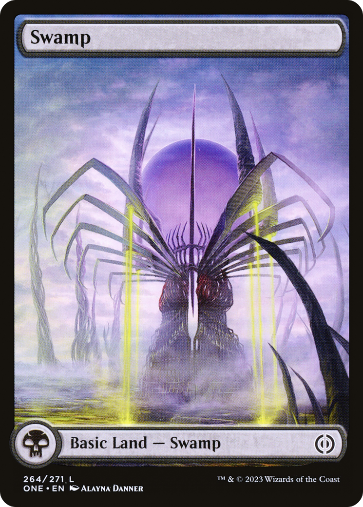 Swamp (264) (Full-Art) [Phyrexia: All Will Be One] | The CG Realm