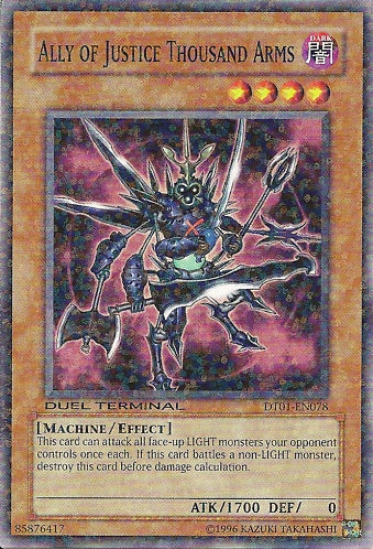 Ally of Justice Thousand Arms [DT01-EN078] Common | The CG Realm