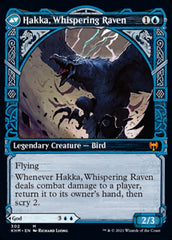 Alrund, God of the Cosmos // Hakka, Whispering Raven (Showcase) [Kaldheim] | The CG Realm