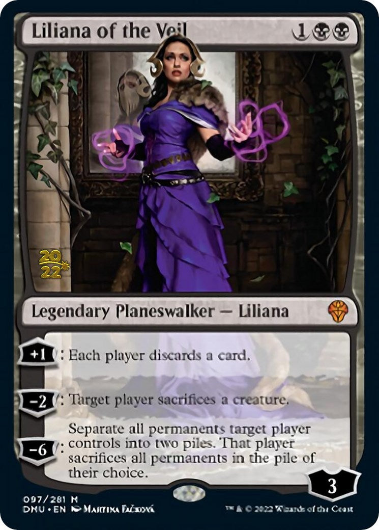 Liliana of the Veil [Dominaria United Prerelease Promos] | The CG Realm