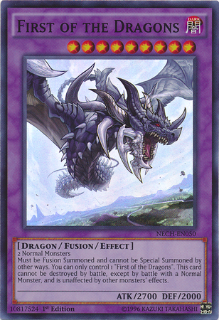 First of the Dragons [NECH-EN050] Super Rare | The CG Realm