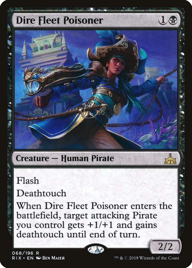 Dire Fleet Poisoner [Rivals of Ixalan] | The CG Realm