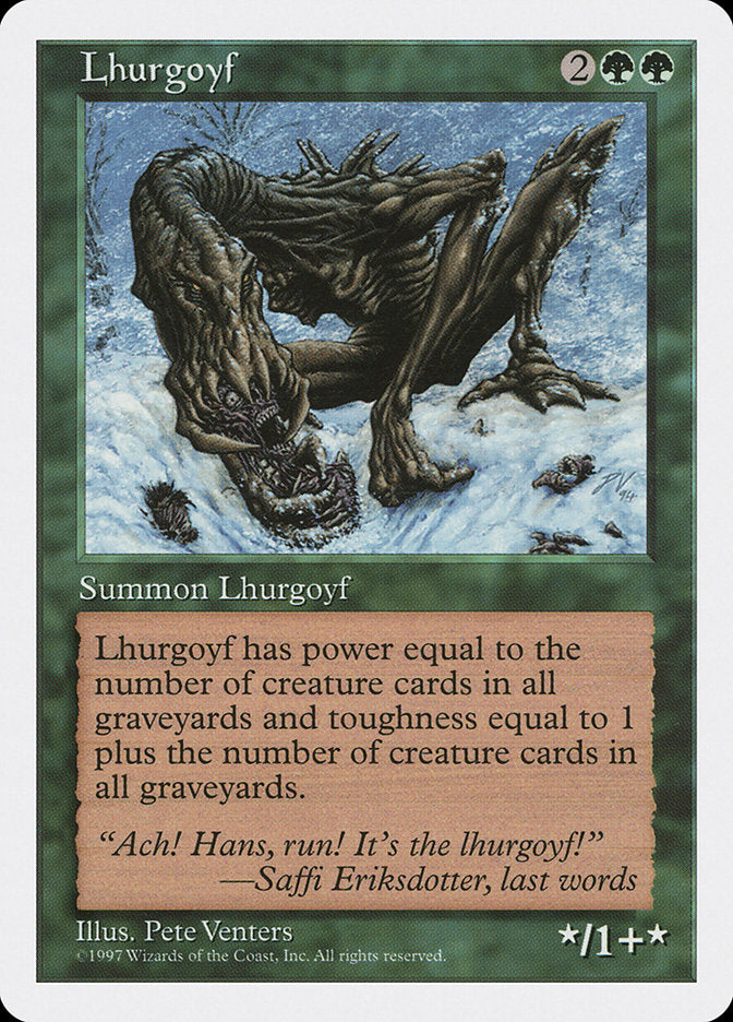 Lhurgoyf [Fifth Edition] | The CG Realm