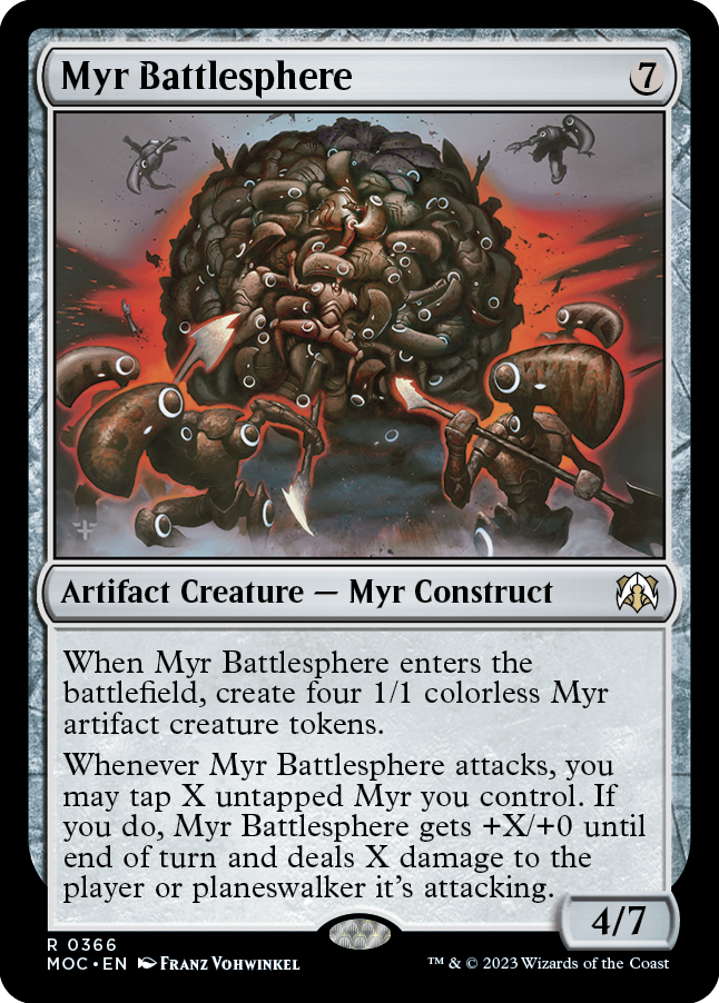 Myr Battlesphere [March of the Machine Commander] | The CG Realm