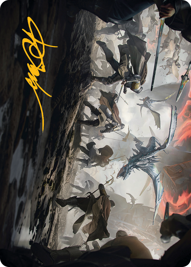 Invasion of Dominaria Art Card (Gold-Stamped Signature) [March of the Machine Art Series] | The CG Realm