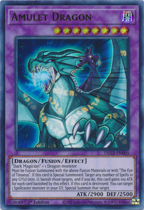 Amulet Dragon [DLCS-EN005] Ultra Rare | The CG Realm