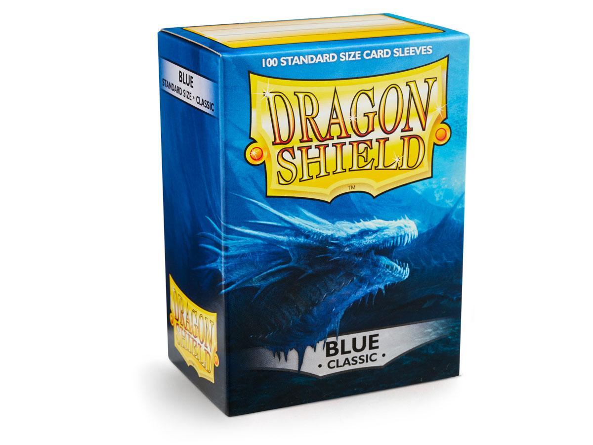 Dragon Shield Classic Sleeve - Blue ‘Drasmorx’ 100ct | The CG Realm