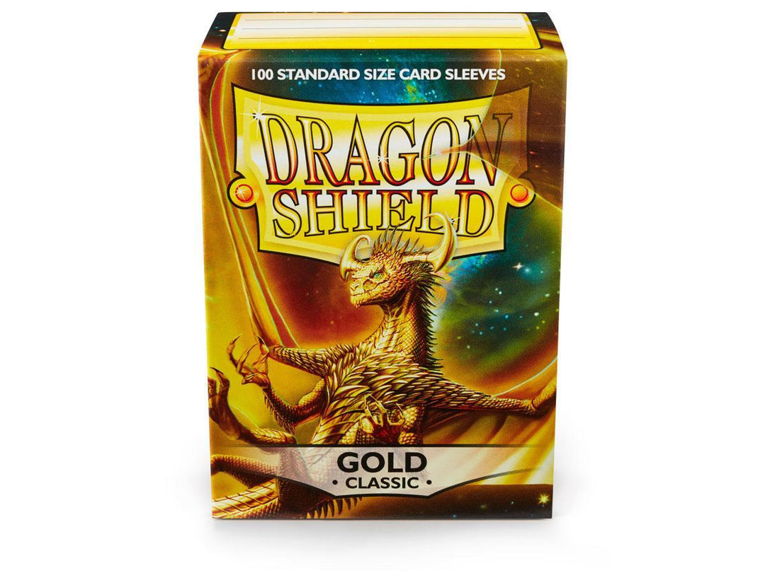 Dragon Shield Classic Sleeve - Gold ‘Pontifex’ 100ct